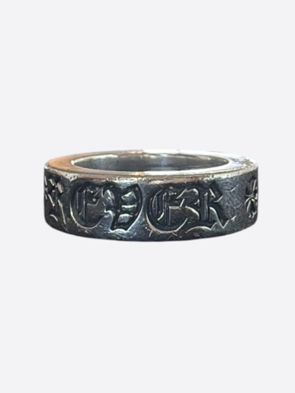 Chrome Hearts Silver Forever Ring